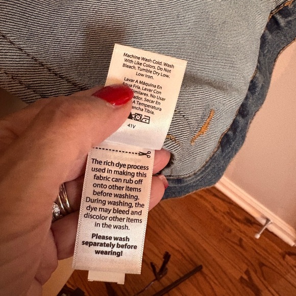 Time and Tru Blue Jean Jacket - Picture 3 of 9